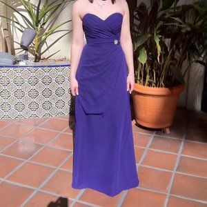 Morilee Madeline Gardner Purple Bridesmaid Dress